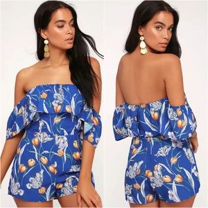 Lulus Floral Waimea Romper